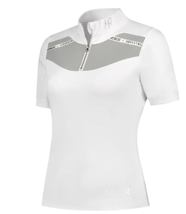 Mrs Ros Wedstrijdshirt - Jacquard short sleeve