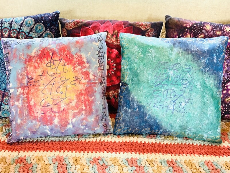 14 inch Reiki Charged Decorative Pillow Case