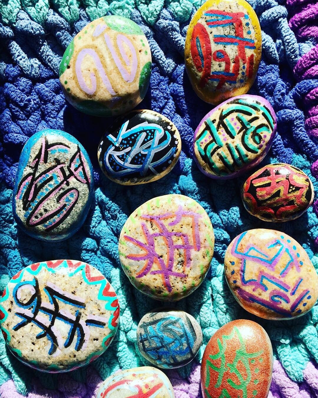7 Reiki Charged Meditation Stones