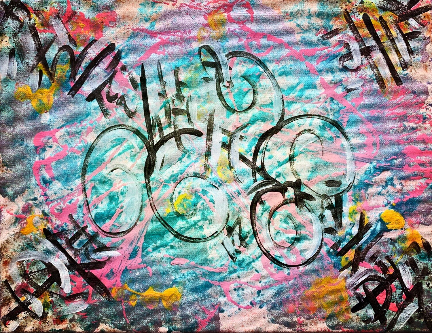 Reiki charged wall Art 11'' x 14''