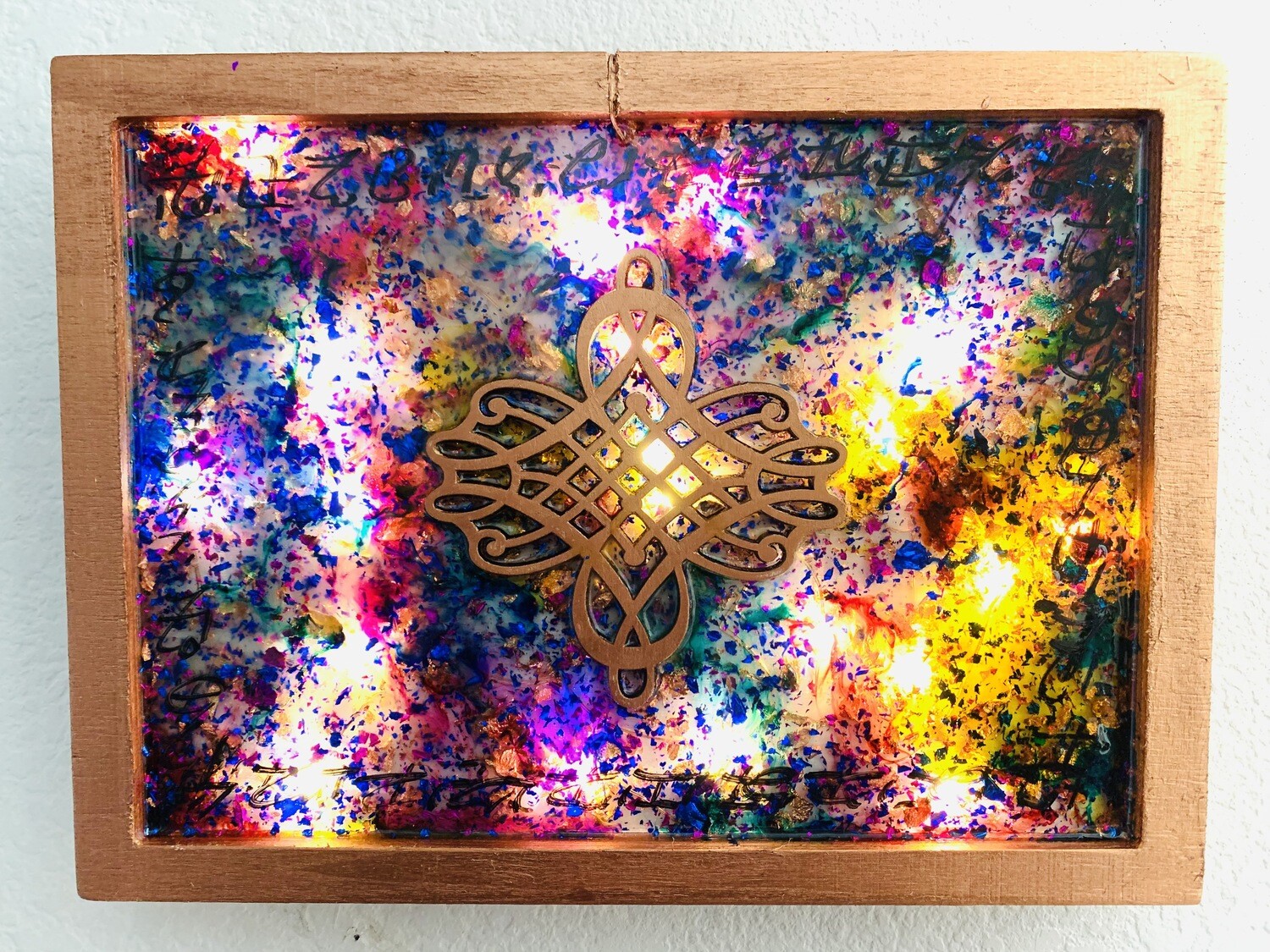 Reiki Charged Wall Decor NightLight