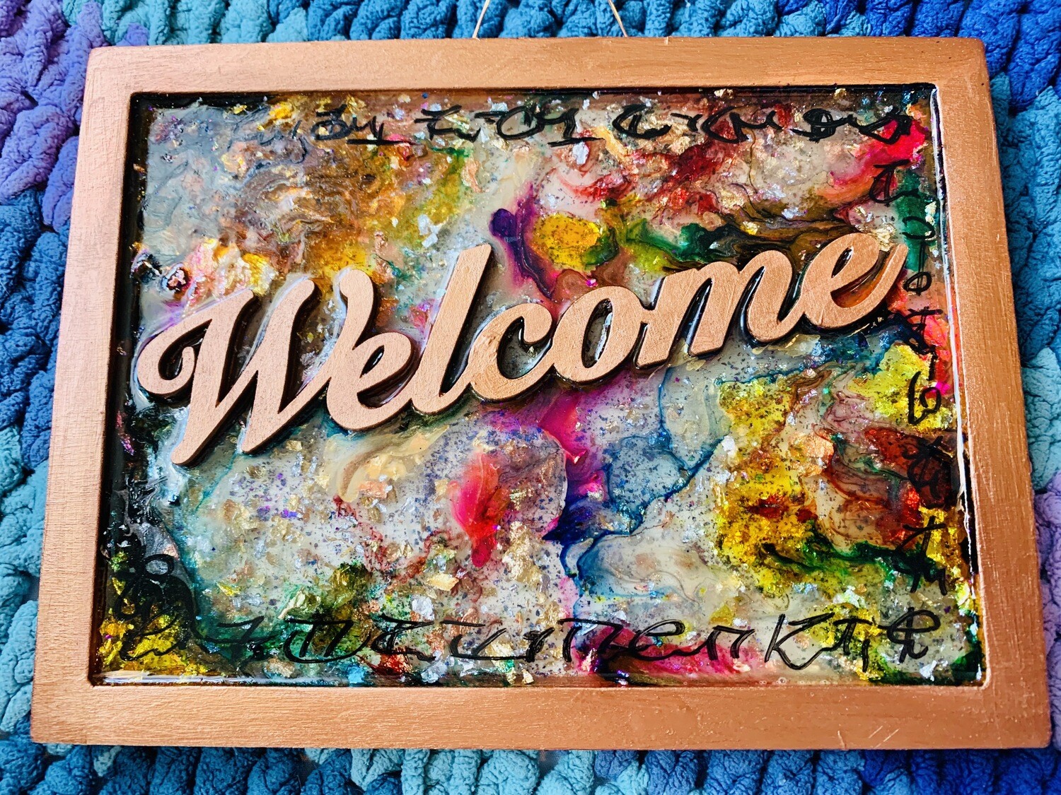 Door Hanging Welcome sign