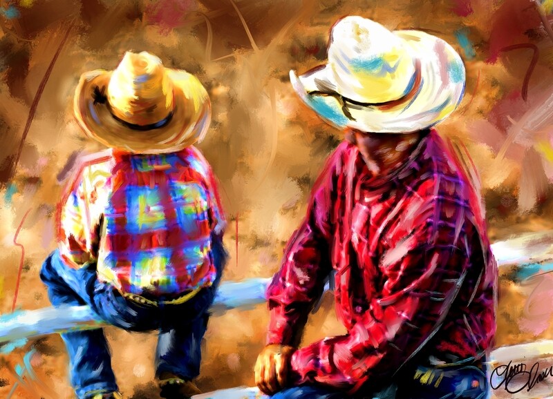 AT THE RODEO
