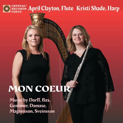 CD910 Mon Coeur performed by April Clayton, Flute and Kristi Shade, Harp