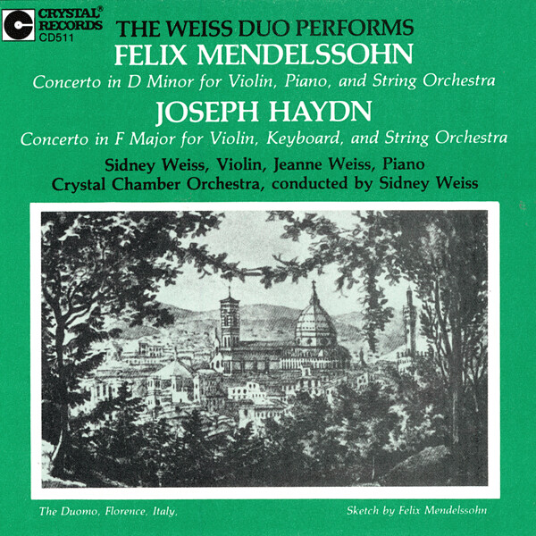 CD511: The Weiss Duo Performs Mendelssohn, Haydn