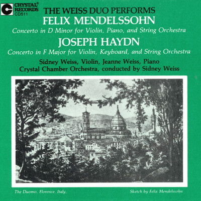 CD511: The Weiss Duo Performs Mendelssohn, Haydn