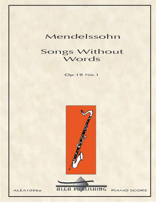 Mendelssohn: Songs Without Words Op.19 No.1 (Hard Copy)
