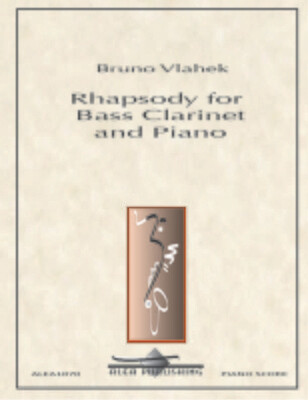 Vlahek: Rhapsody for Bass Clarinet and Piano