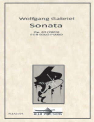Gabriel: Piano Sonata Op.83 (Hard Copy)