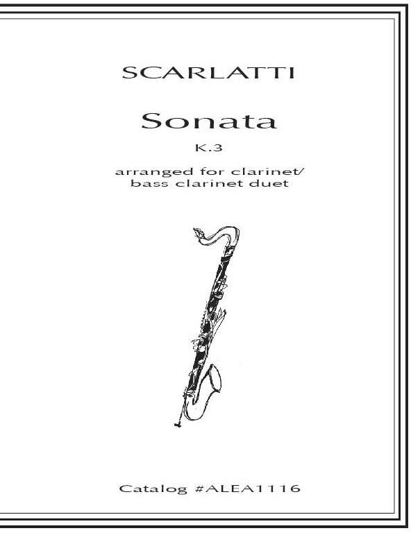 Scarlatti: Sonata K.3 (Hard Copy)
