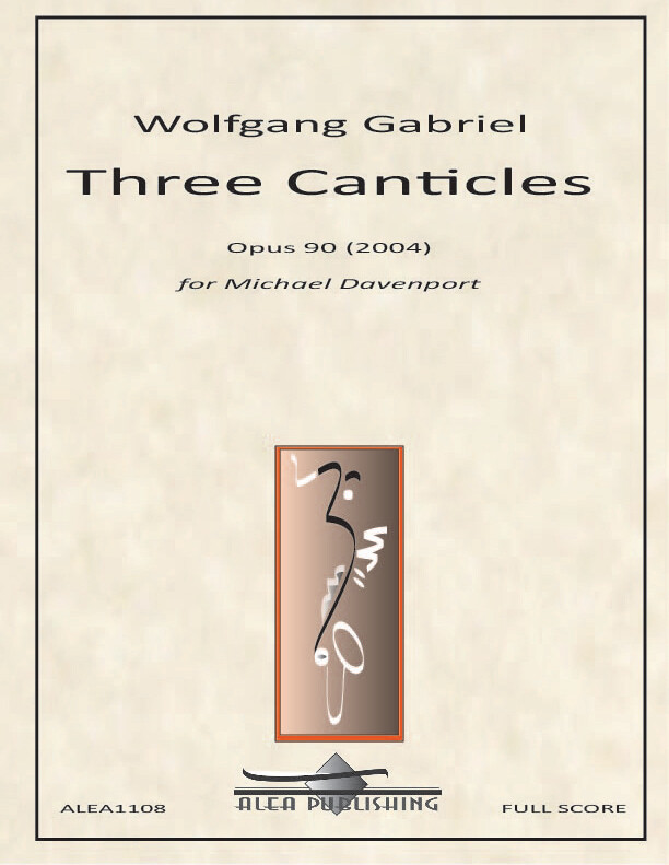 Gabriel: Three Canticles Op.90 (Hard Copy)