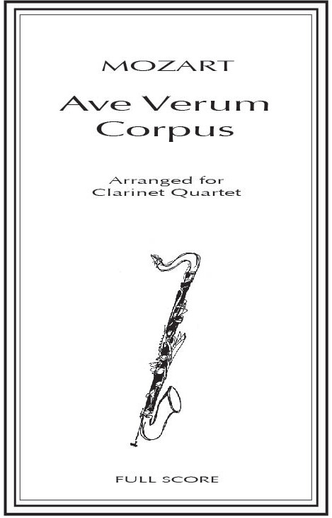 Mozart: Ave Verum Corpus K.618 (Hard Copy)