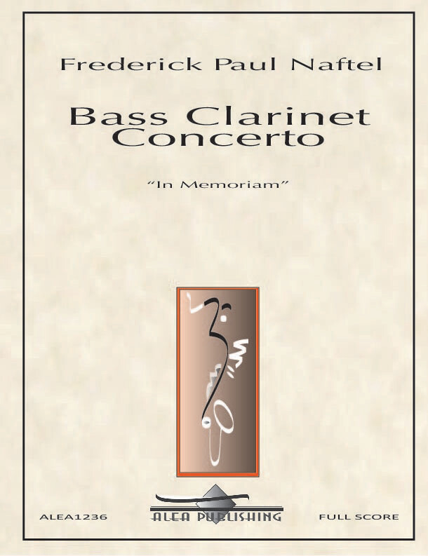 Naftel: Bass Clarinet Concerto (Hard Copy)