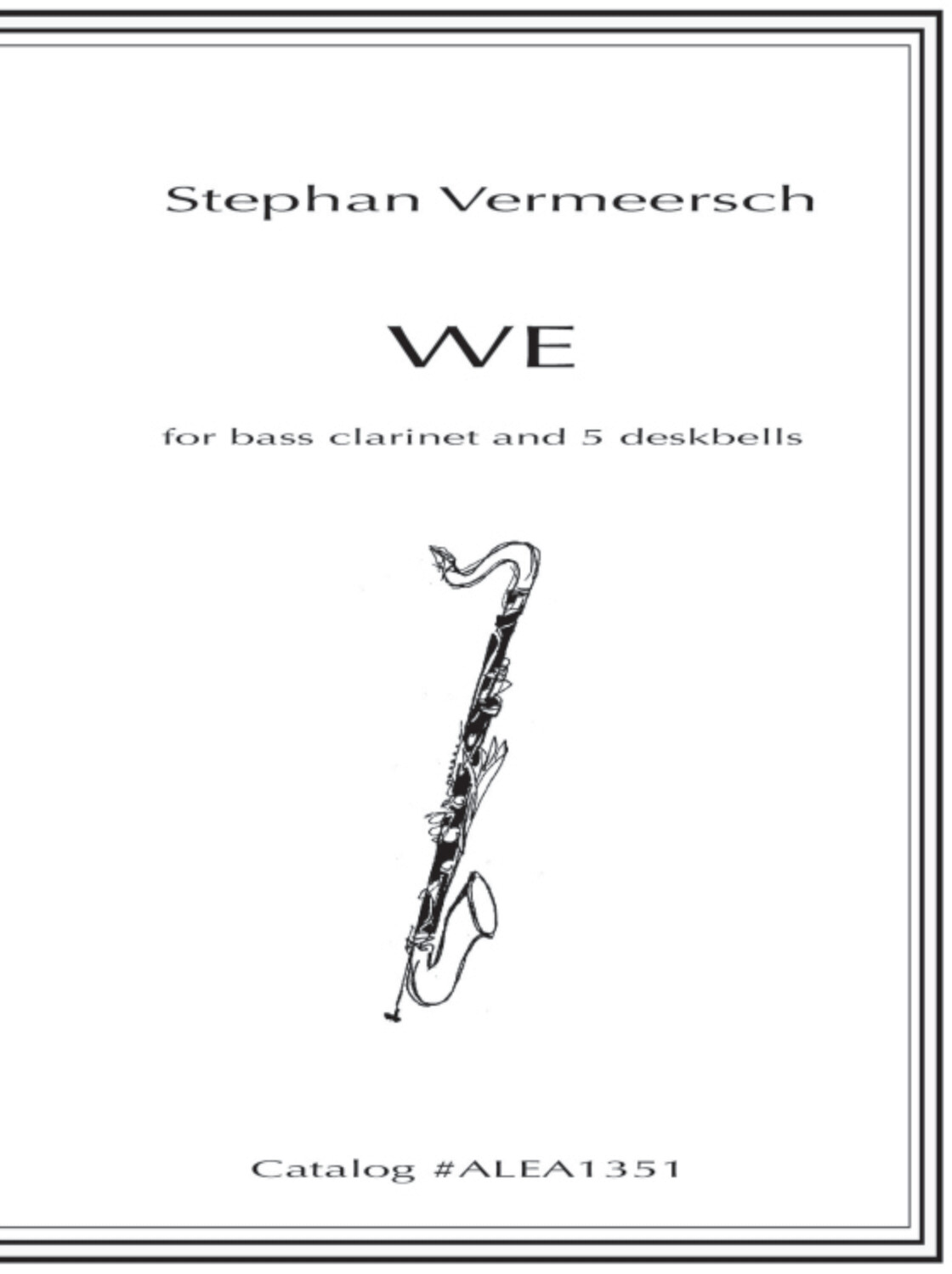 Vermeersch: WE (Hard Copy)