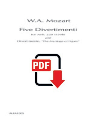 Mozart: Divertimenti (PDF)