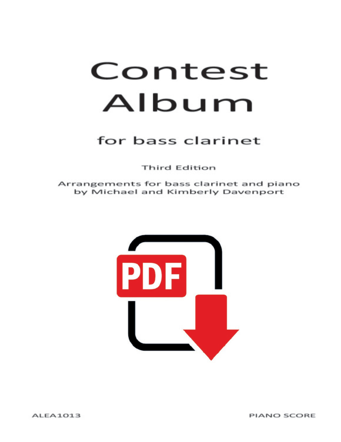 Contest Album for Bass Clarinet (PDF)