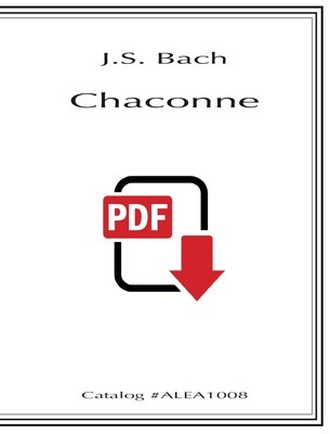 Bach: Chaconne (PDF)