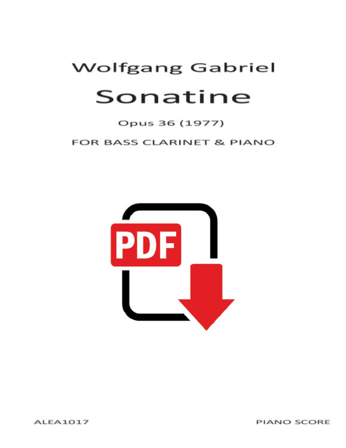 Gabriel: Sonatine Op.36 (PDF)