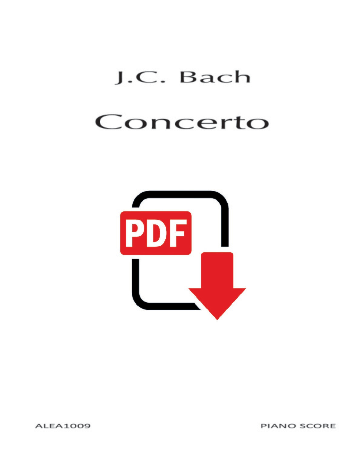 J.C. Bach: Concerto (PDF)