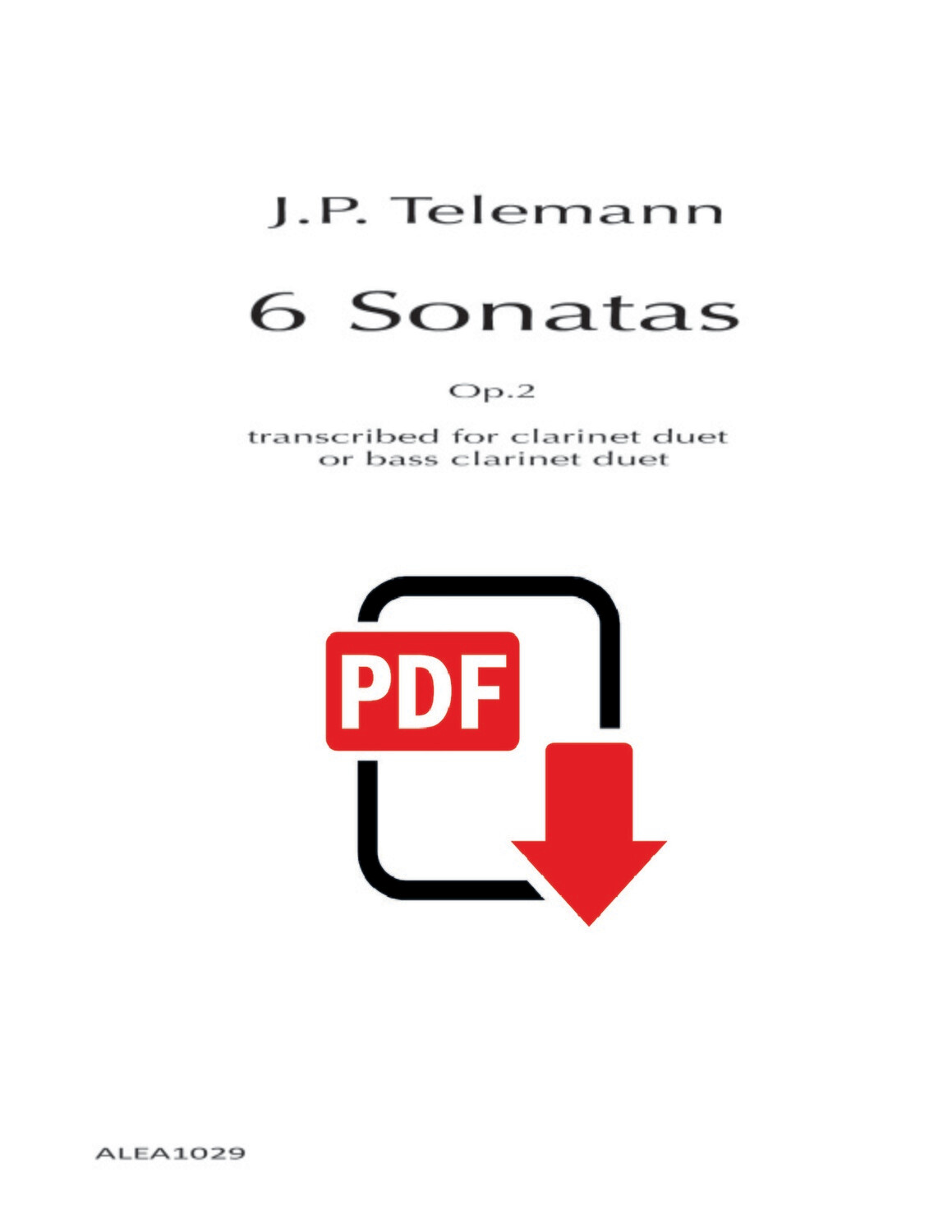 Telemann: 6 Sonatas Op.2 (PDF)