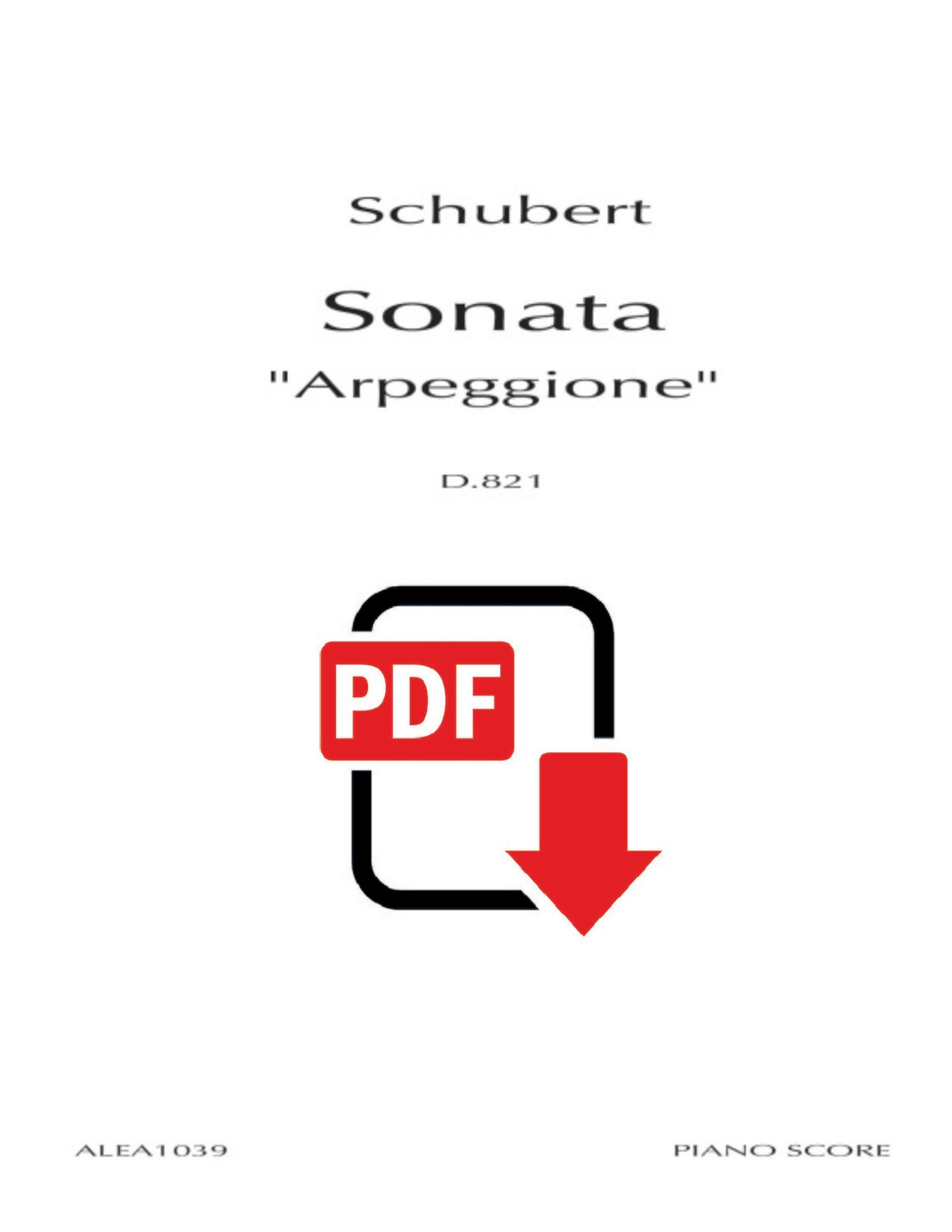 Schubert: 'Arpeggione' Sonata (PDF)