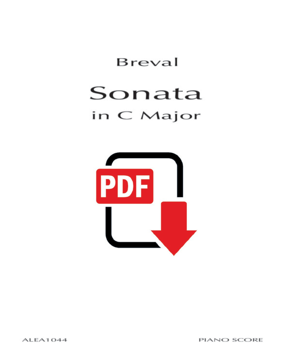 Breval: Sonata in C Major (PDF)