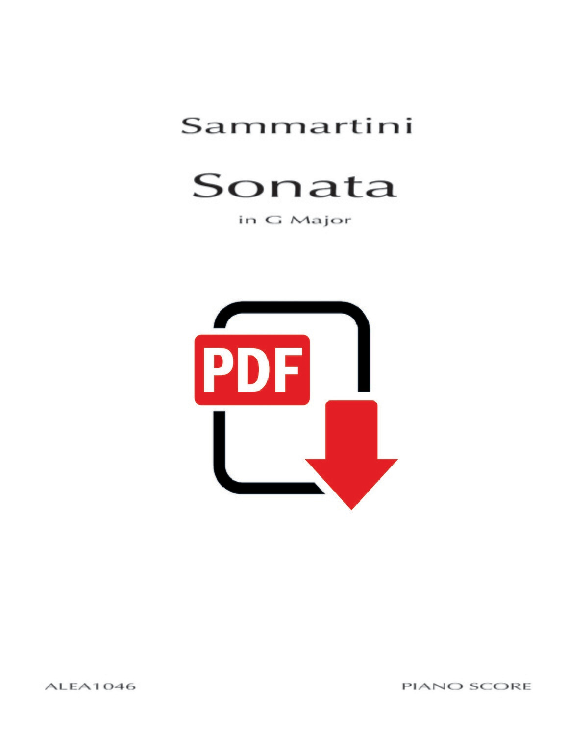 Sammartini: Sonata in G Major (PDF)