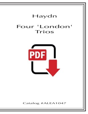 Haydn: Four 'London' Trios (PDF)