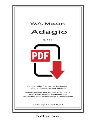 Mozart: Adagio K.411 (PDF)