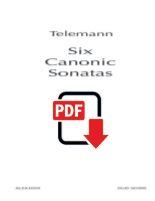 Telemann: Six Canonic Sonatas (PDF)