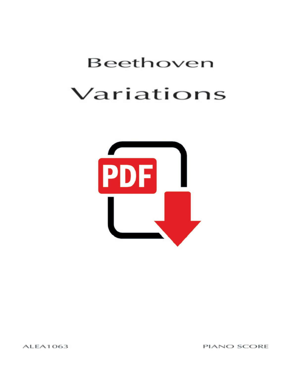 Beethoven: Variations (PDF)