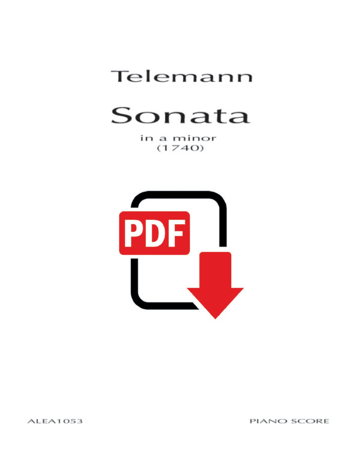 Telemann: Sonata in a minor (PDF)