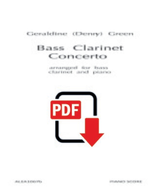 Green: Bass Clarinet Concerto (PDF-piano reduction)