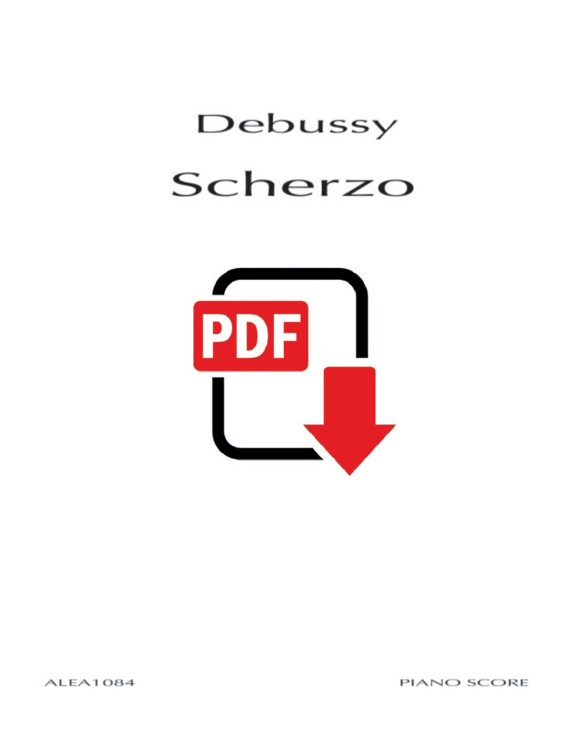 Debussy: Scherzo (PDF)