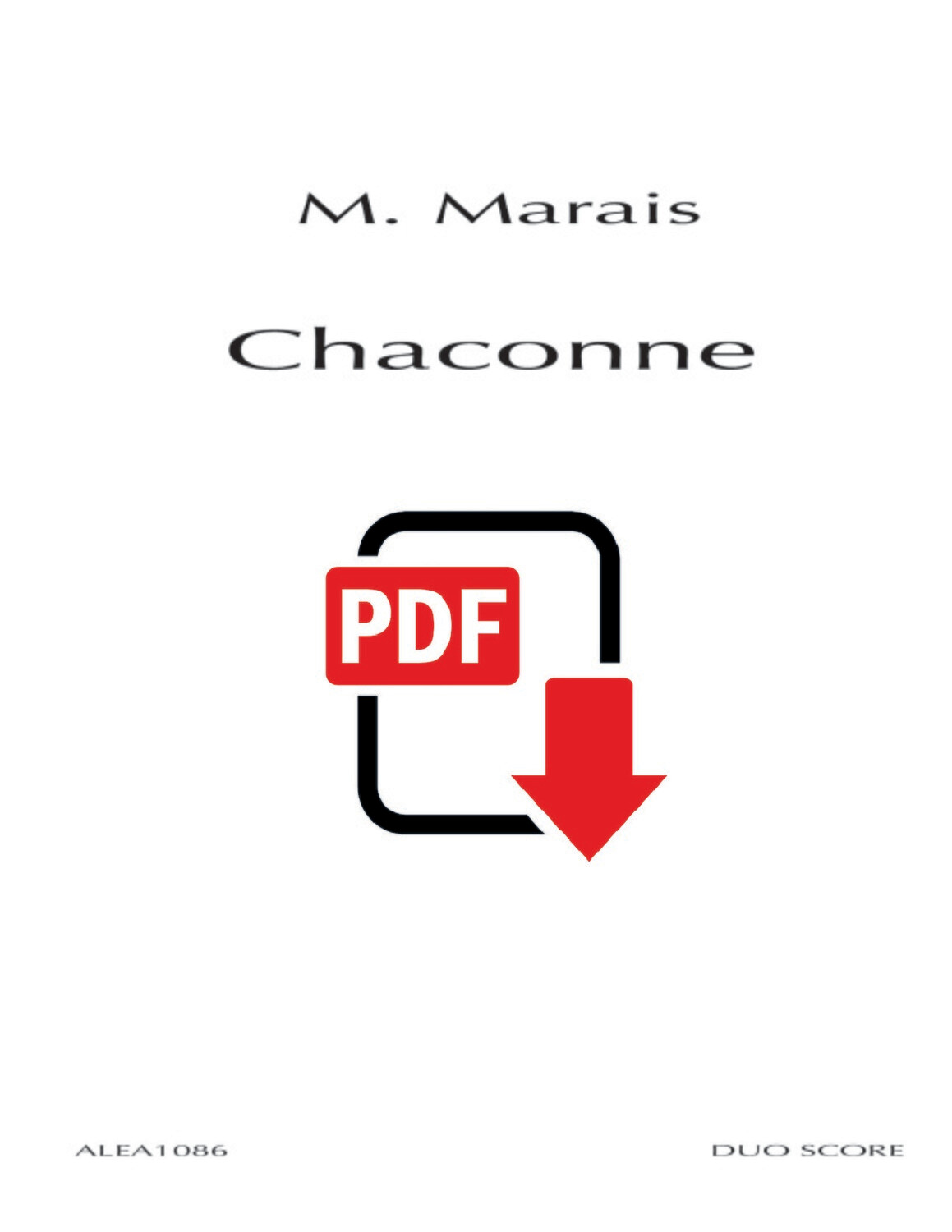 Marais: Chaconne (PDF)