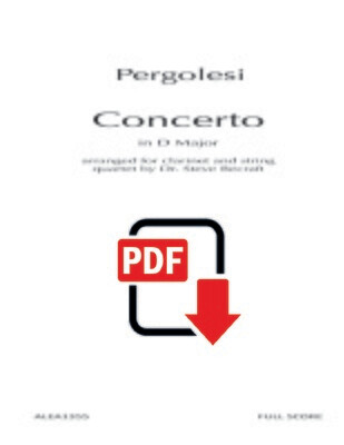 Pergolesi: Concerto in D Major (PDF)