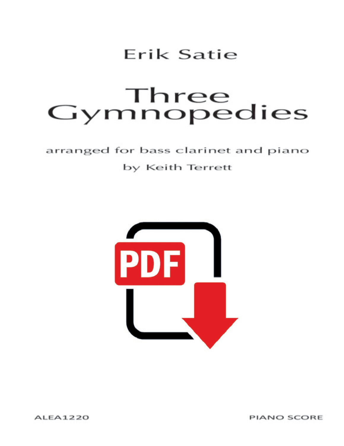Satie: Three Gymnopedies (PDF)