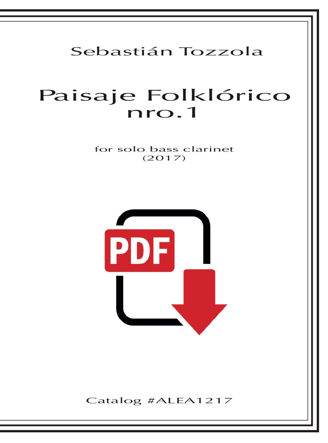 Tozzola: Paisaje Folklorico nro.1 (PDF)
