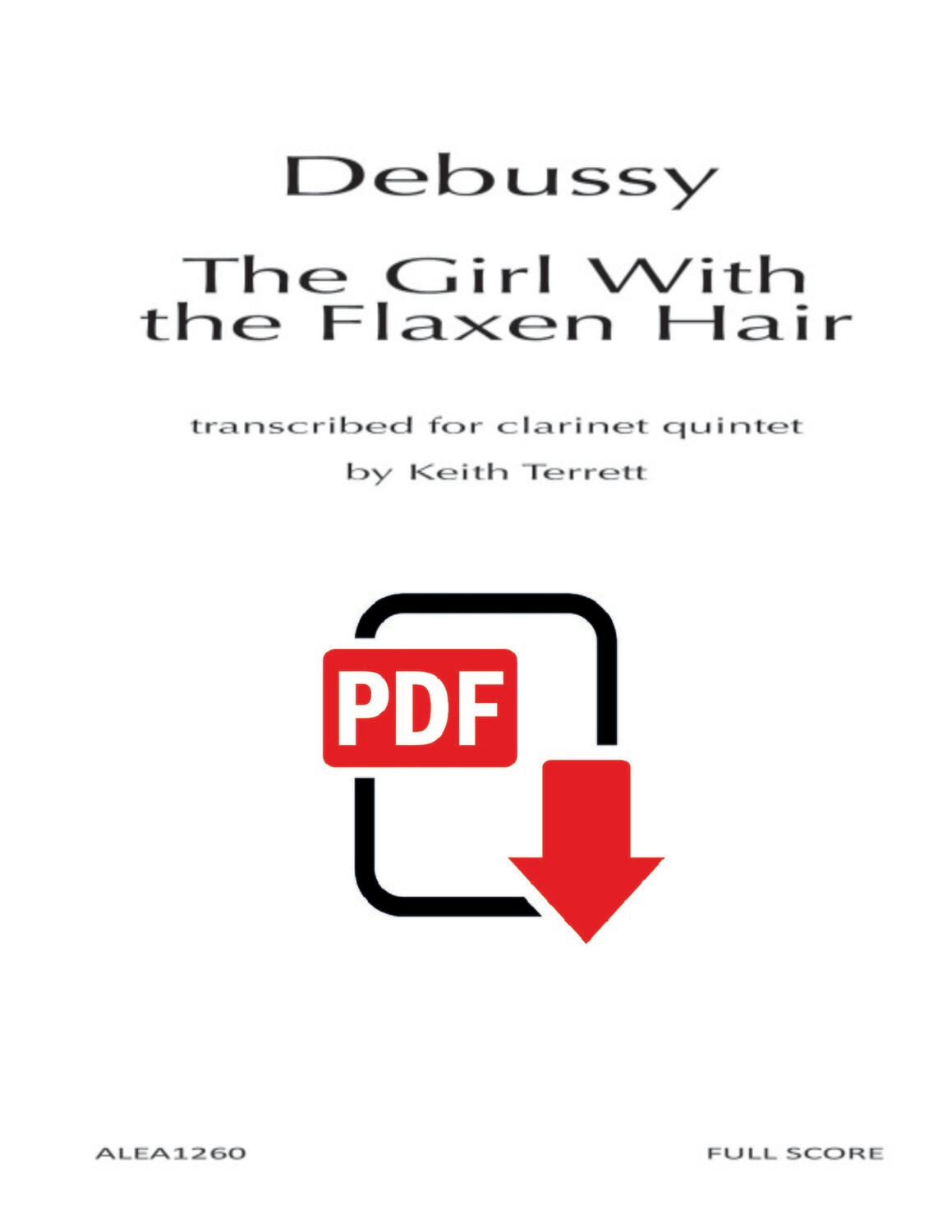 Debussy: The Girl With the Flaxen Hair (Hard Copy)