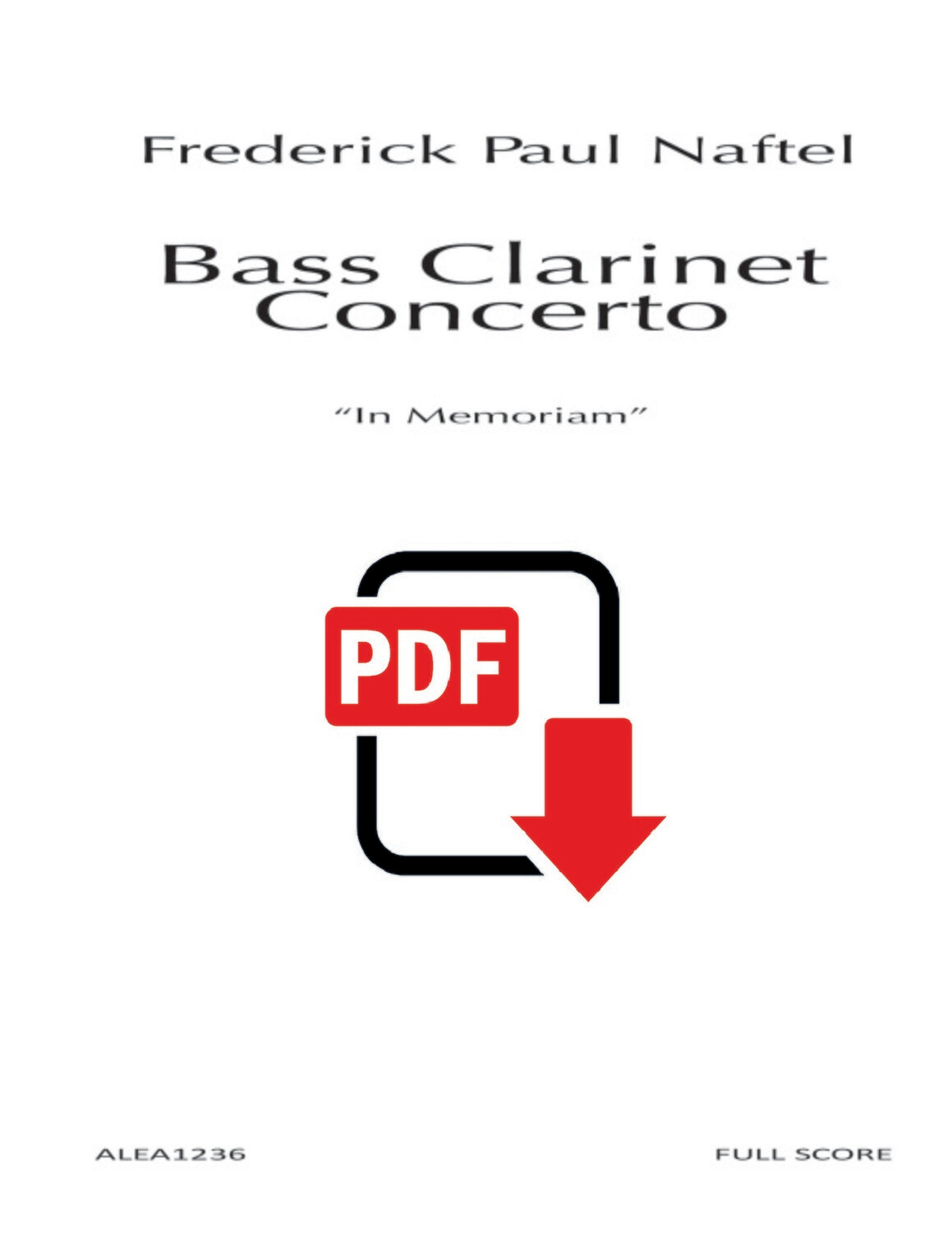 Naftel: Bass Clarinet Concerto (PDF)