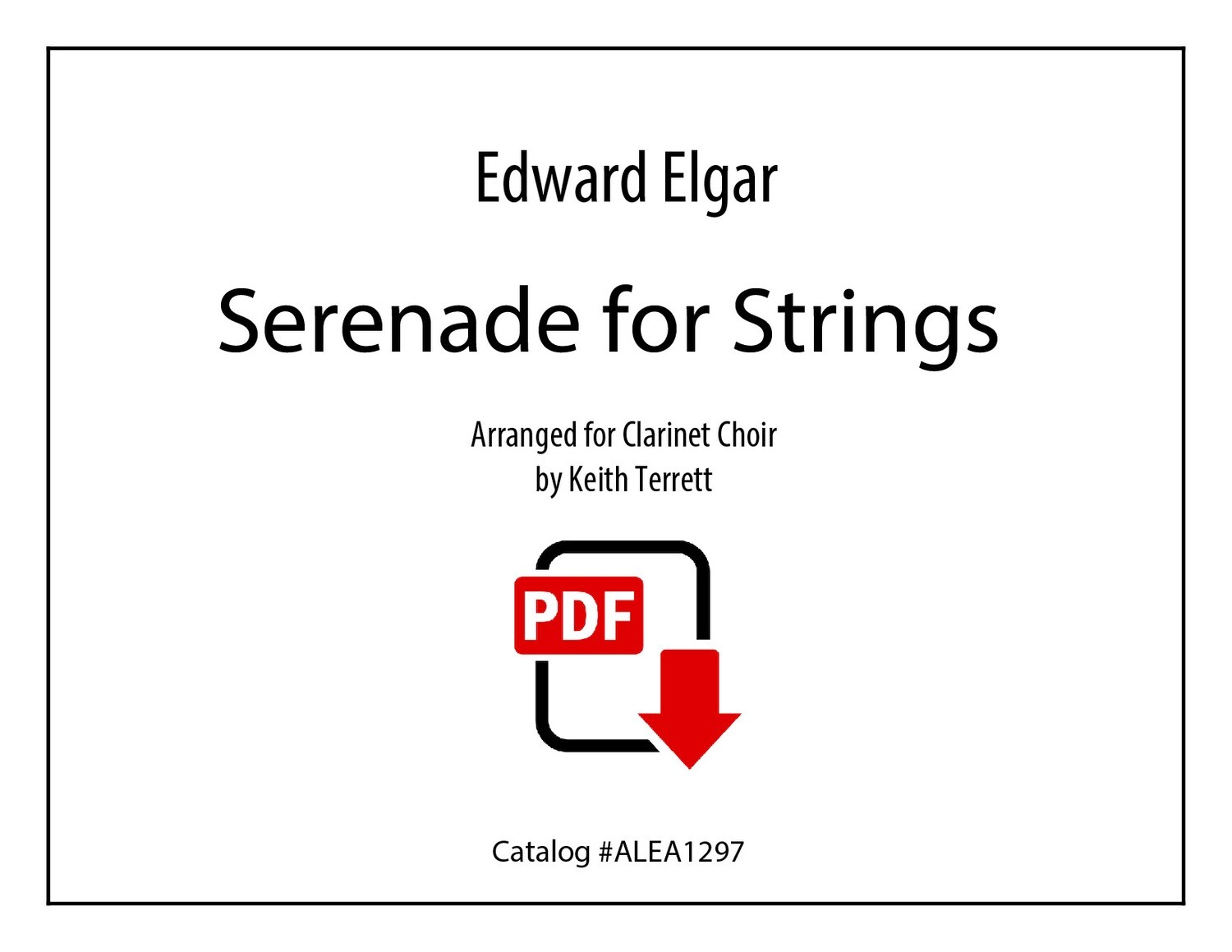 Elgar: Serenade for Strings (PDF)
