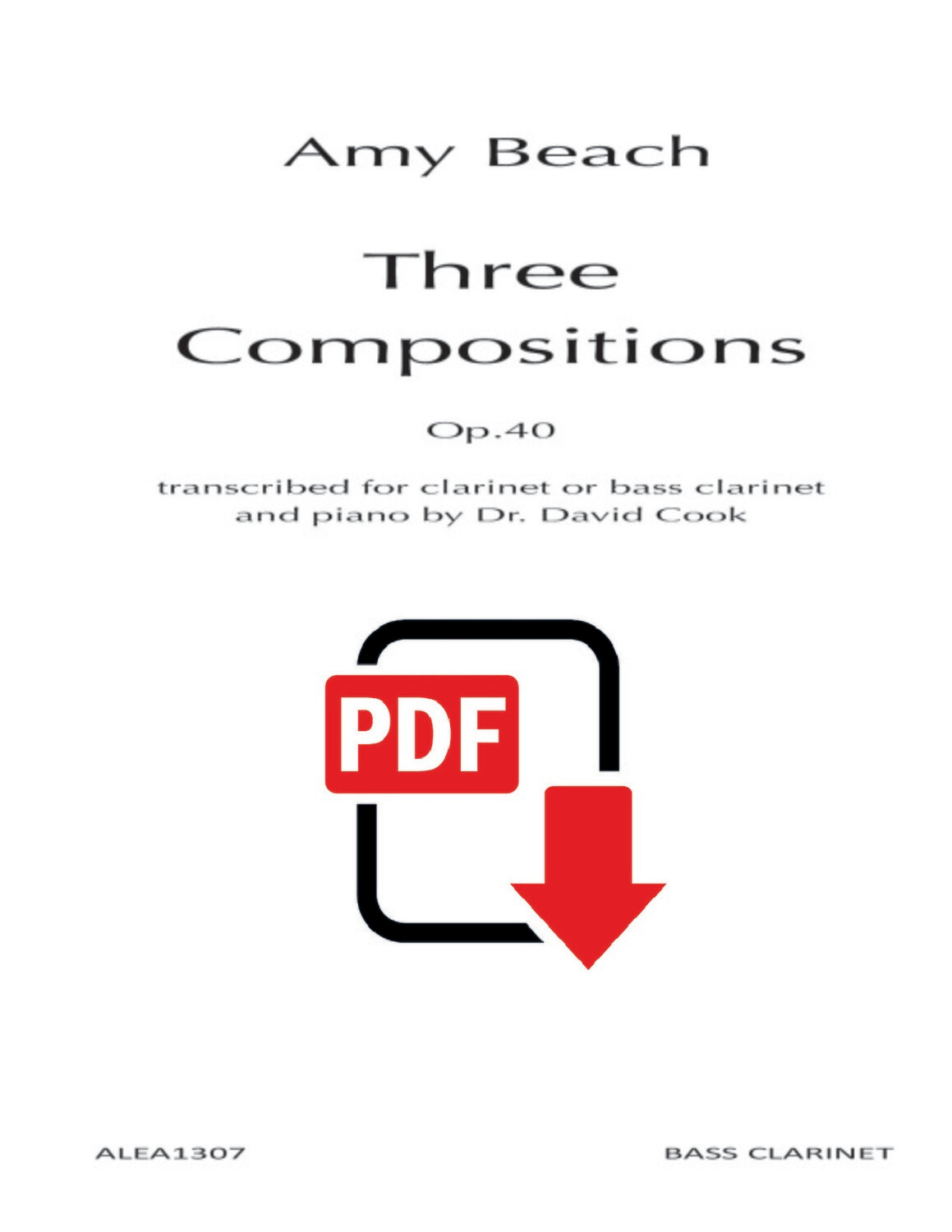 Beach: Three Compositions Op.40 (PDF)