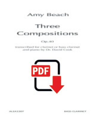 Beach: Three Compositions Op.40 (PDF)