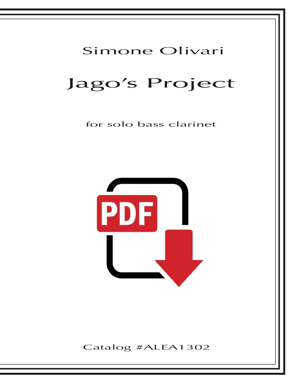 Olivari: Jago's Project (PDF)