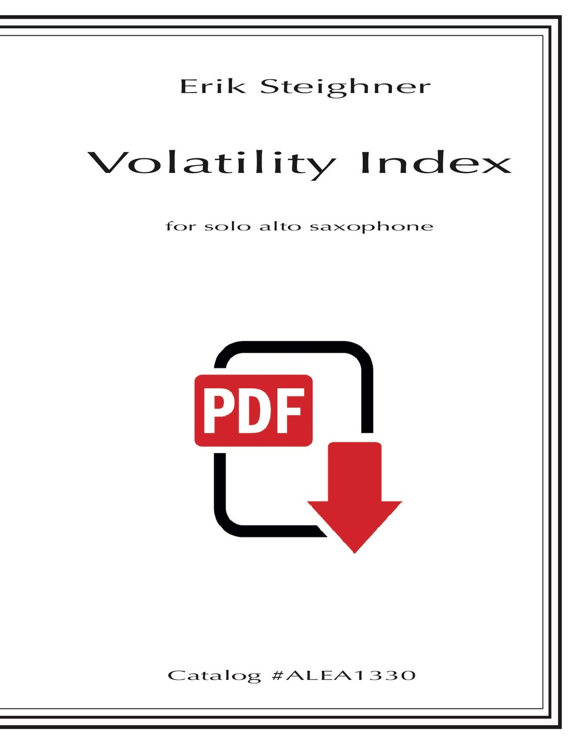 Steighner: Volatility Index (PDF)