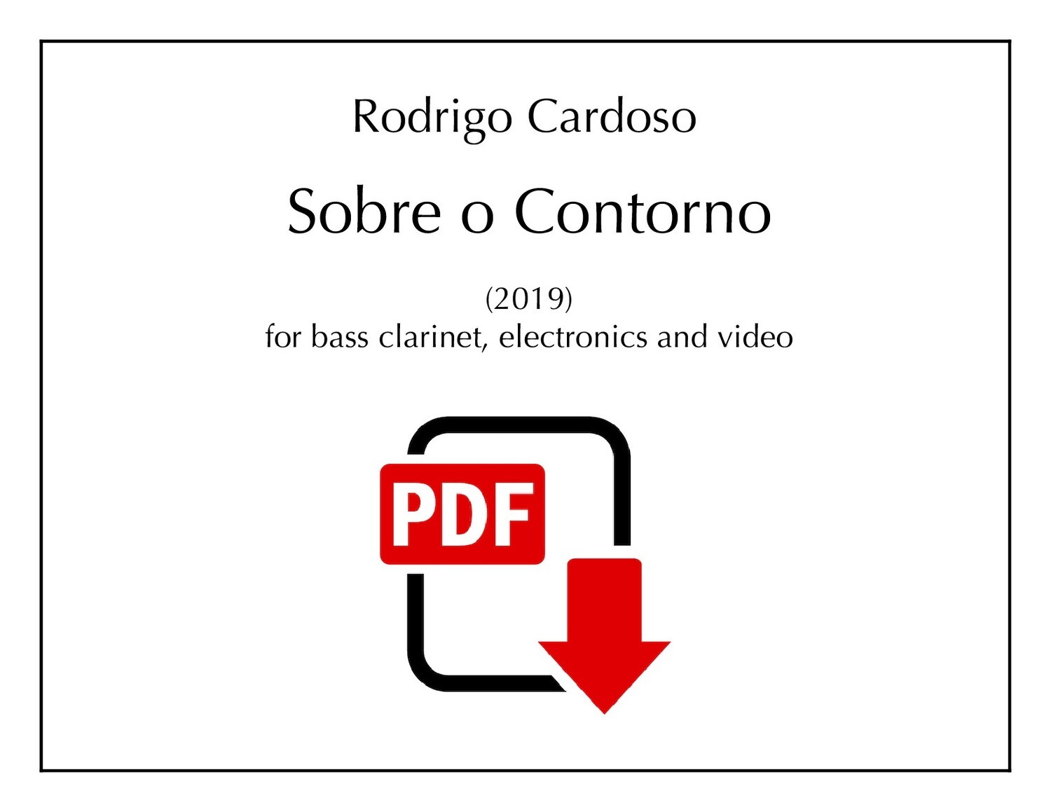 Cardoso: Sobre o Contorno (PDF)