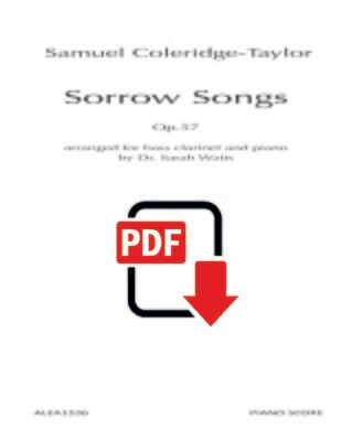 Coleridge-Taylor: Sorrow Songs Op.57 (PDF)