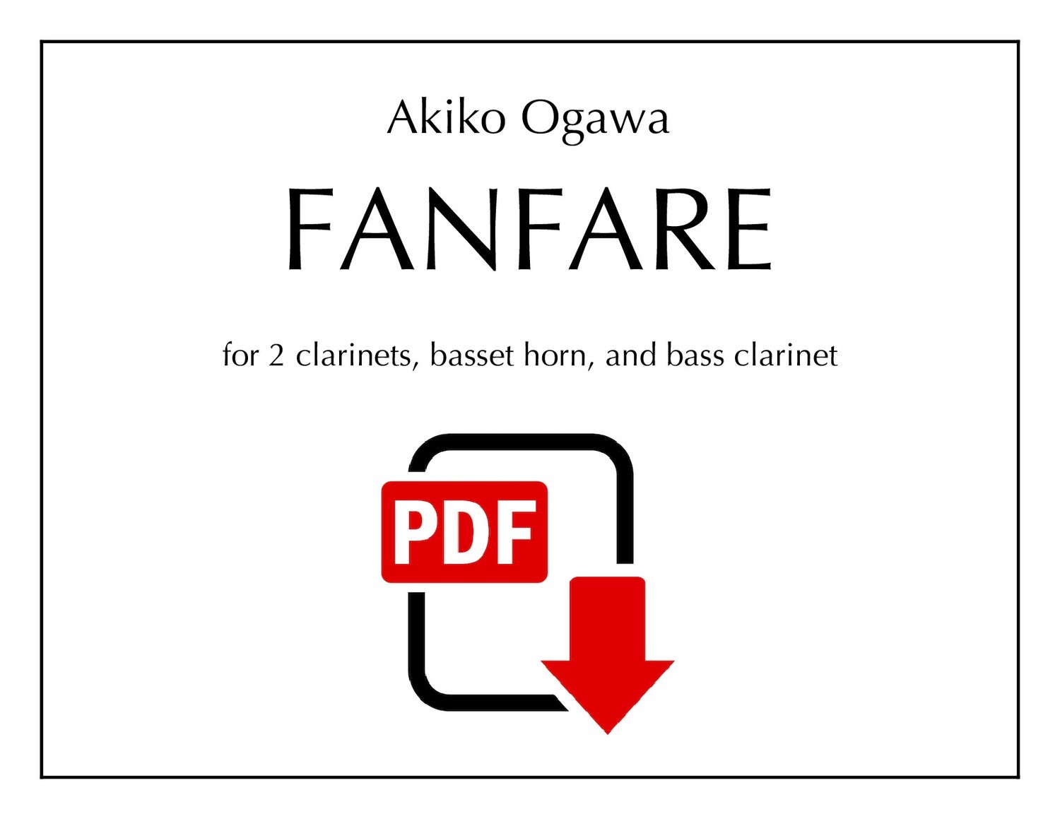 Ogawa: Fanfare (PDF)