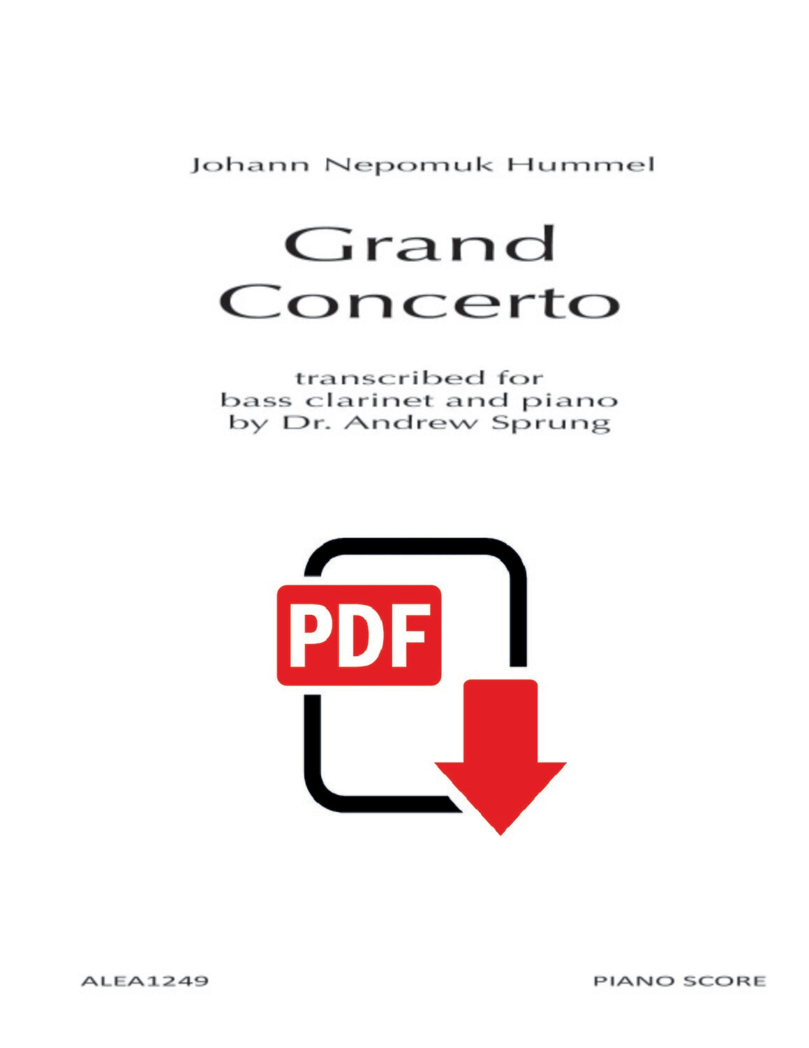 Hummel: Grand Concerto in F Major (PDF)