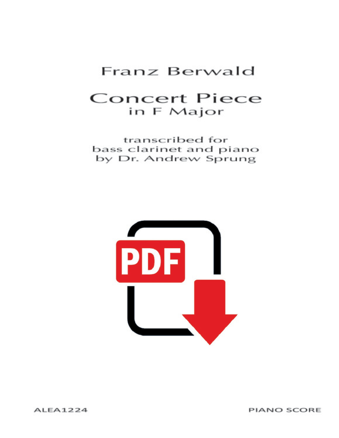 Berwald: Concert Piece in F Major (PDF)